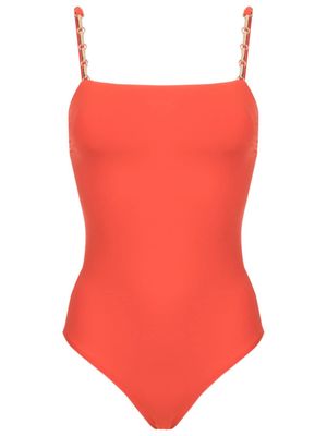 Lenny Niemeyer Bio chain-link swimsuit - Red