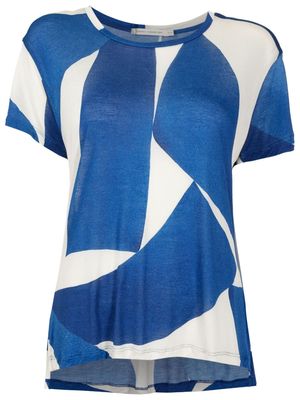 Lenny Niemeyer Burle abstract-print T-shirt - Blue