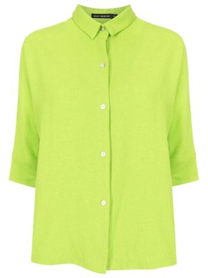 Lenny Niemeyer button-up cropped shirt - Green