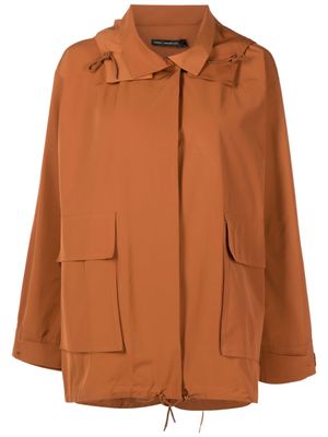 Lenny Niemeyer buttoned hooded jacket - Brown