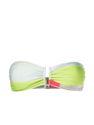 Lenny Niemeyer Canvas strapless bikini top - Green