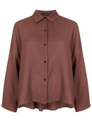 Lenny Niemeyer classic-collar button-up shirt - Brown