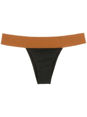 Lenny Niemeyer colour-block bikini bottoms - Black