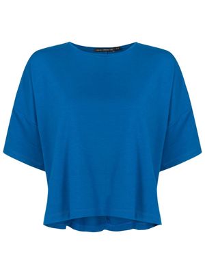Lenny Niemeyer drop-shoulder cropped T-shirt - Blue