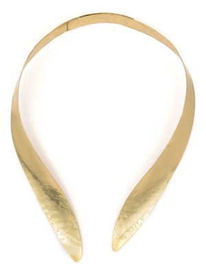 Lenny Niemeyer Folha hammered-effect necklace - Gold
