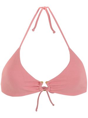 Lenny Niemeyer gathered-detail bikini top - Pink