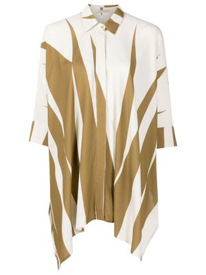 Lenny Niemeyer Lygia asymmetric shirt - Brown