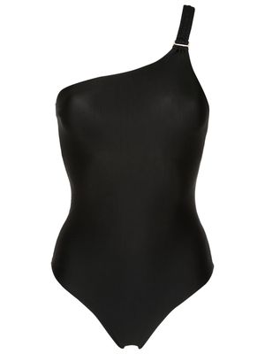 Lenny Niemeyer Macrame one-shoulder swimsuit - Black