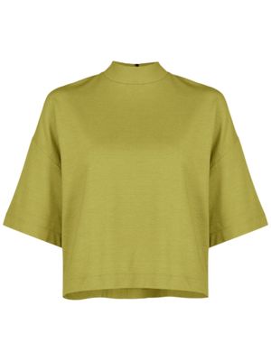 Lenny Niemeyer mock-neck zipped T-Shirt - Green