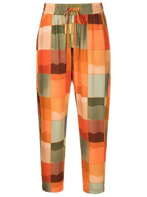 Lenny Niemeyer Mosaico tapered trousers - Multicolour