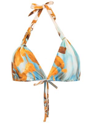 Lenny Niemeyer Nori triangle-cut style bikini top - Neutrals