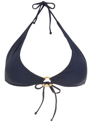 Lenny Niemeyer O-ring detail bikini top - Blue