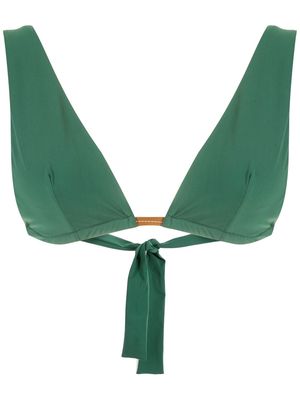 Lenny Niemeyer plunge-neck bikini - Green