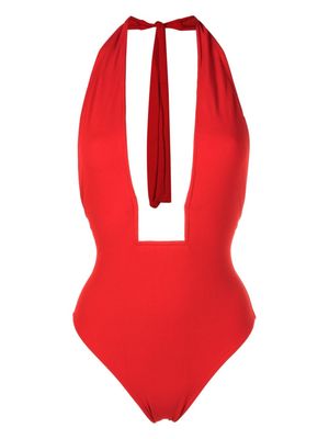 Lenny Niemeyer plunging-neck backless one-piece - Red