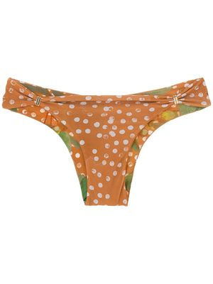 Lenny Niemeyer spot-print bikini bottoms - Yellow
