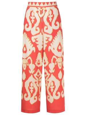 Lenny Niemeyer Turquia high-waisted cropped trousers - Red