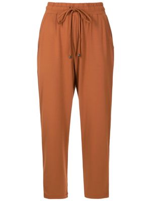 Lenny Niemeyer two-pocket cropped track pants - Brown