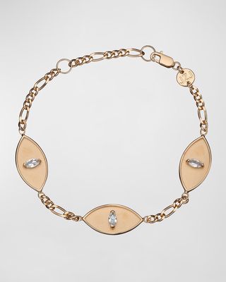 Lenore Gold-Plated Sapphire Bracelet