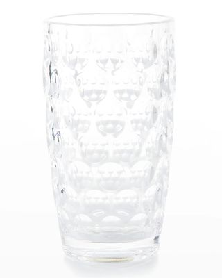 Lente Acrylic Highball Glass, Clear