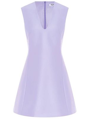 Leo Lin Briana V-neck minidress - Purple