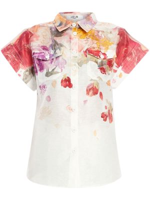 Leo Lin Catarina floral blouse - White