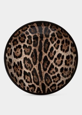 Leopard All Over Soup Plates, Set of 2