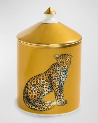 Leopard Gold Jasmine Lidded Candle