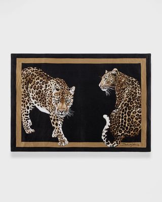 Leopard Linen Placemat and Napkin Set