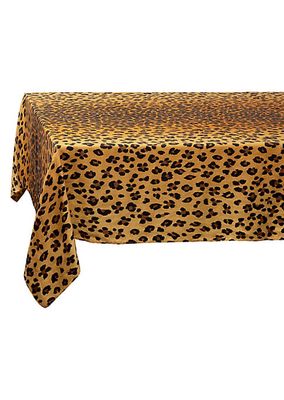 Leopard Linen Sateen Tablecloth