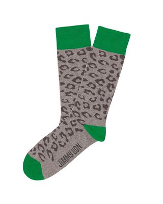 Leopard Print Mid-Calf Socks