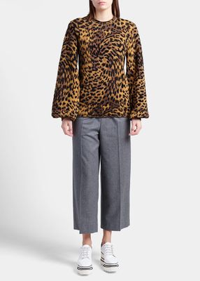 Leopard Wool Sweater
