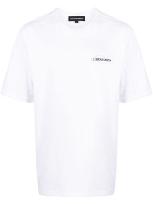 Les Benjamins logo-print cotton T-shirt - White
