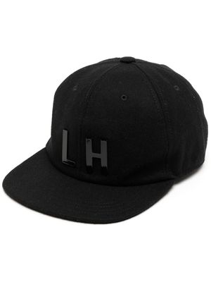 LES HOMMES logo stamp cap - Black