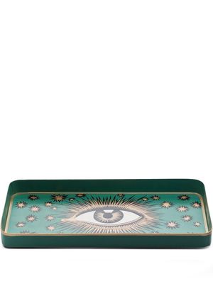 Les-Ottomans Eye iron tray - Green