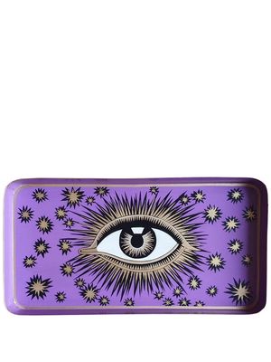 Les-Ottomans Eye-print iron tray - Purple