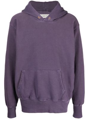 Les Tien brushed cotton hoodie - Purple