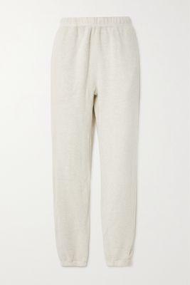 Les Tien - Cotton-fleece Track Pants - Gray