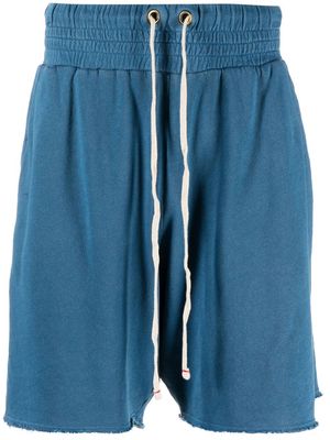 Les Tien drawstring-waist deck shorts - Blue