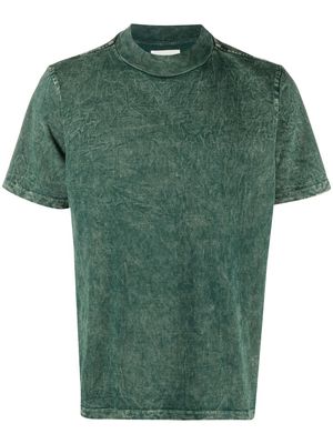 Les Tien faded-effect T-shirt - Green