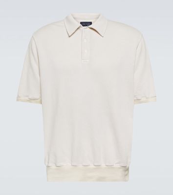 Les Tien French cotton terry polo shirt