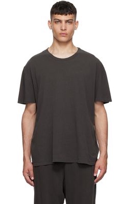 Les Tien Gray Cotton T-Shirt