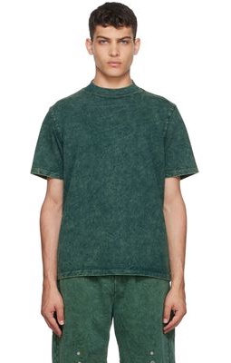 Les Tien Green Cotton T-shirt