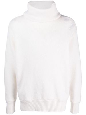 Les Tien high-neck cashmere jumper - White