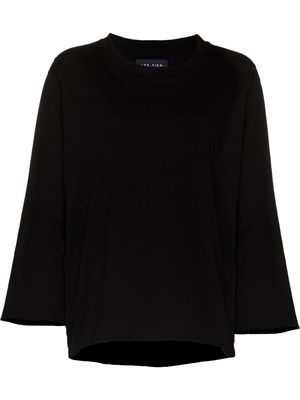 Les Tien long-sleeve crew-neck T-shirt - Black