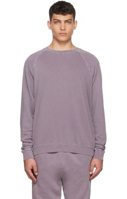 Les Tien Purple Cotton Sweatshirt