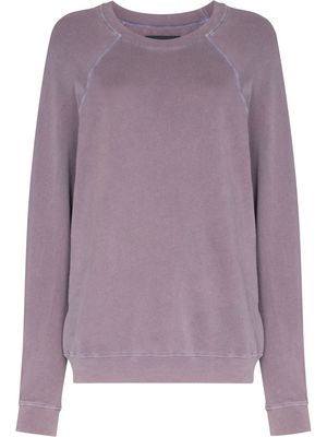 Les Tien raglan-sleeve sweatshirt - Purple