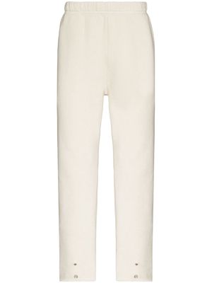 Les Tien snap-button cotton track pants - Neutrals