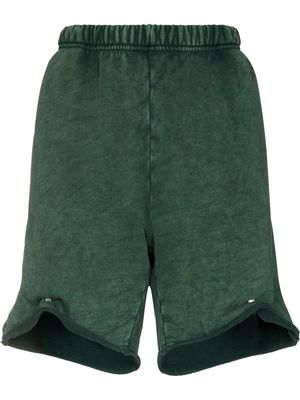 Les Tien snap-cuff mini shorts - Green
