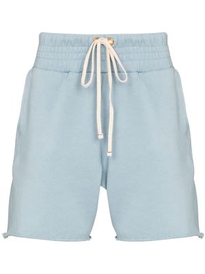 Les Tien Yacht cotton track shorts - Blue
