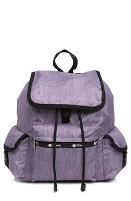 LeSportsac Medium Wayfarer Backpack in Denim Dot